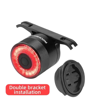 Smart Bicycle Rear Light with Auto Brake Sensing (IPX6 Waterproof)