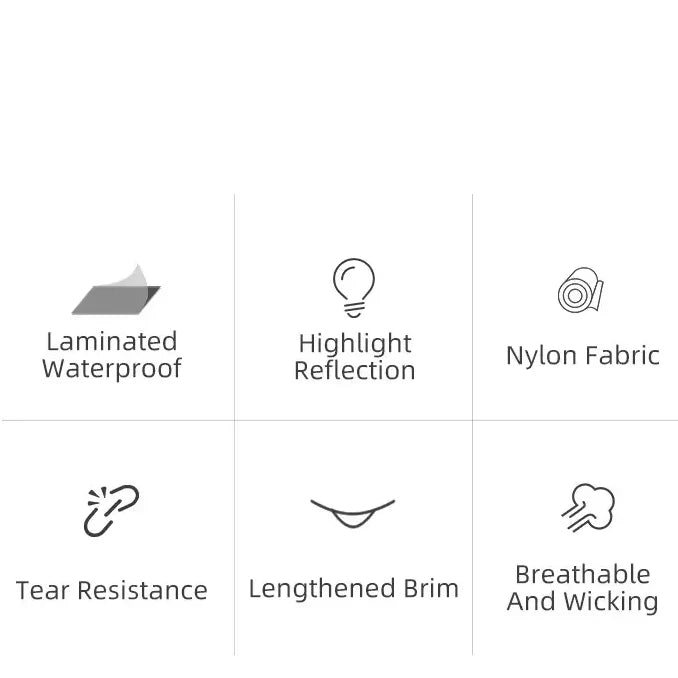 Waterproof Cycling Raincoat, Breathable Windproof Reflective