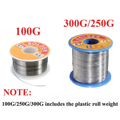 Rosin Core Low-Temperature Solder Wire (100–300g) (different sizes available)