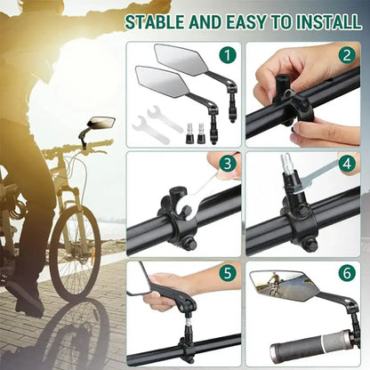 Rotatable Bicycle Handlebar Mirror