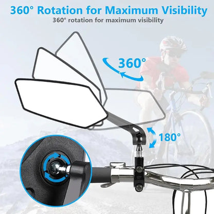 Rotatable Bicycle Handlebar Mirror