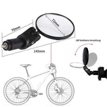 Rotating Bicycle Rearview Mirror (1pc & 2pcs)