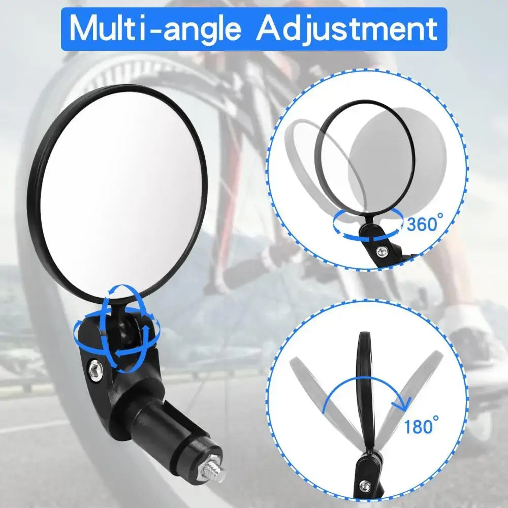 Rotating Bicycle Rearview Mirror (1pc & 2pcs)