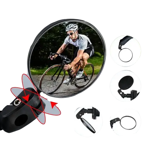 Rotating Bicycle Rearview Mirror (1pc & 2pcs)