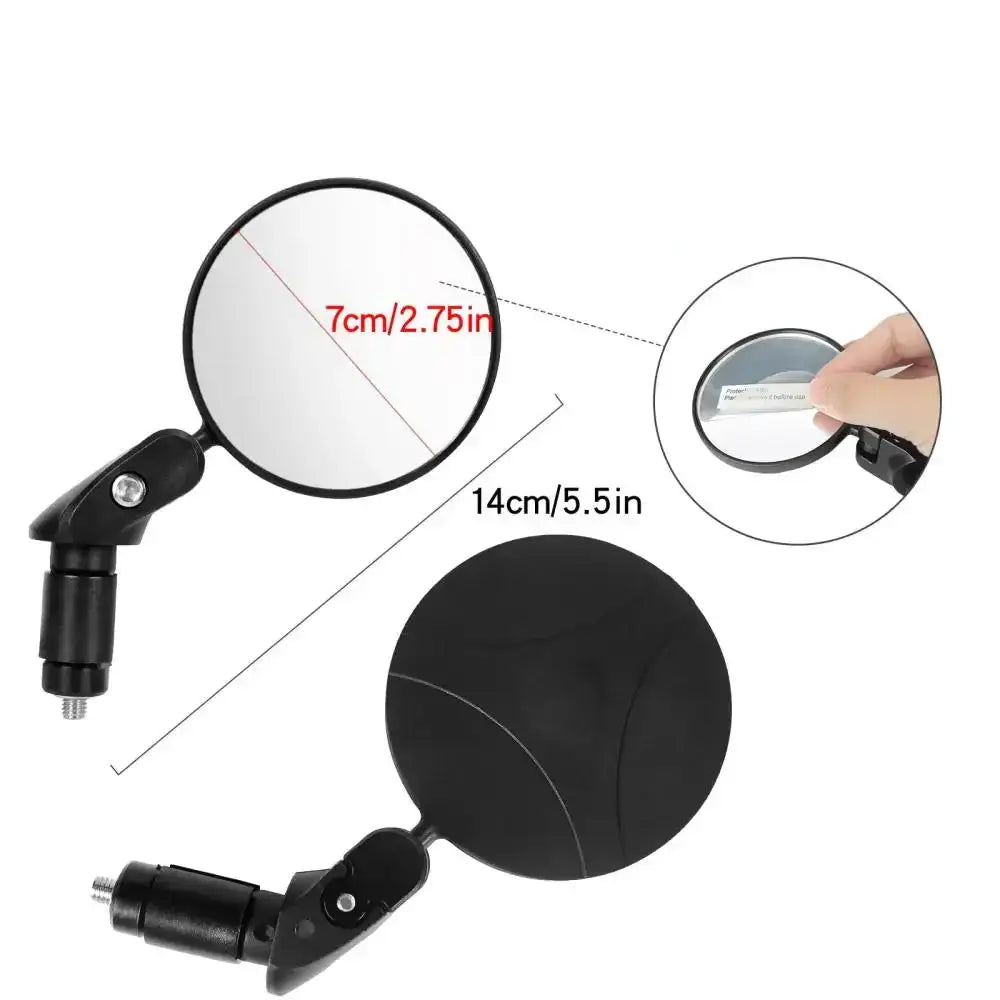 Rotating Bicycle Rearview Mirror (1pc & 2pcs)
