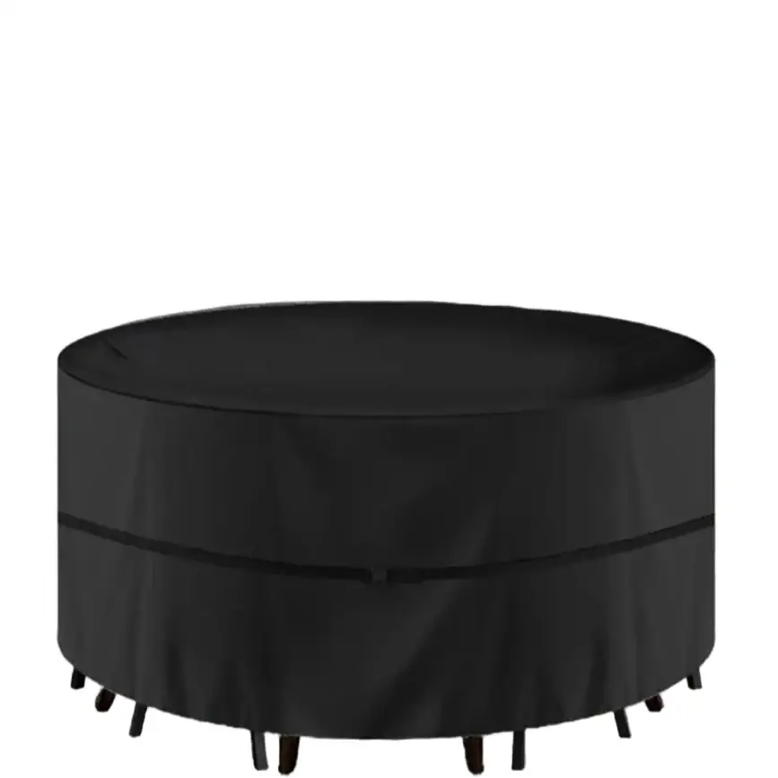 Round Waterproof Patio Furniture Cover – Anti-UV, Windproof (different sizes available)
