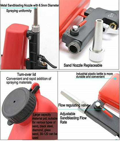 Sandblasting Gun Rust Removal Sand Blaster