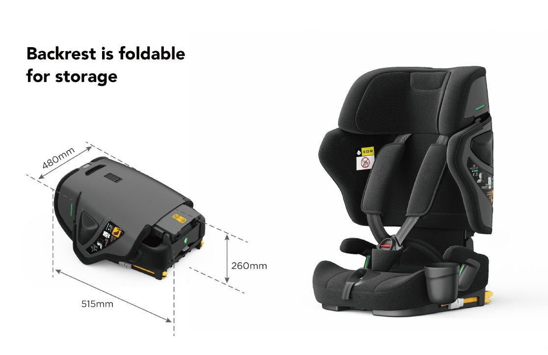 Baby Brightness Fortress Pro Portable Travel Booster Car Seat Blue - image 11