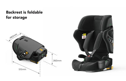 Baby Brightness Fortress Pro Portable Travel Booster Car Seat Grey - image 11