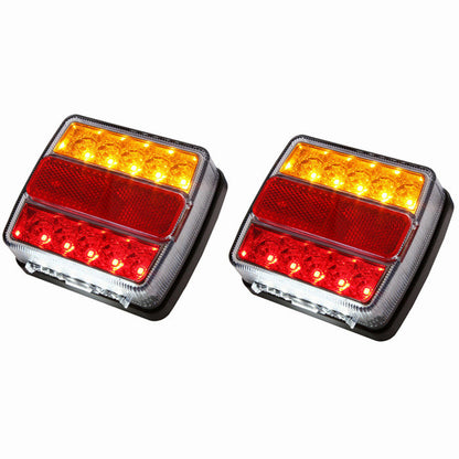 2X Submersible Trailer Tail lights LED Stop Tail Lights Kit - salelink.co.nz