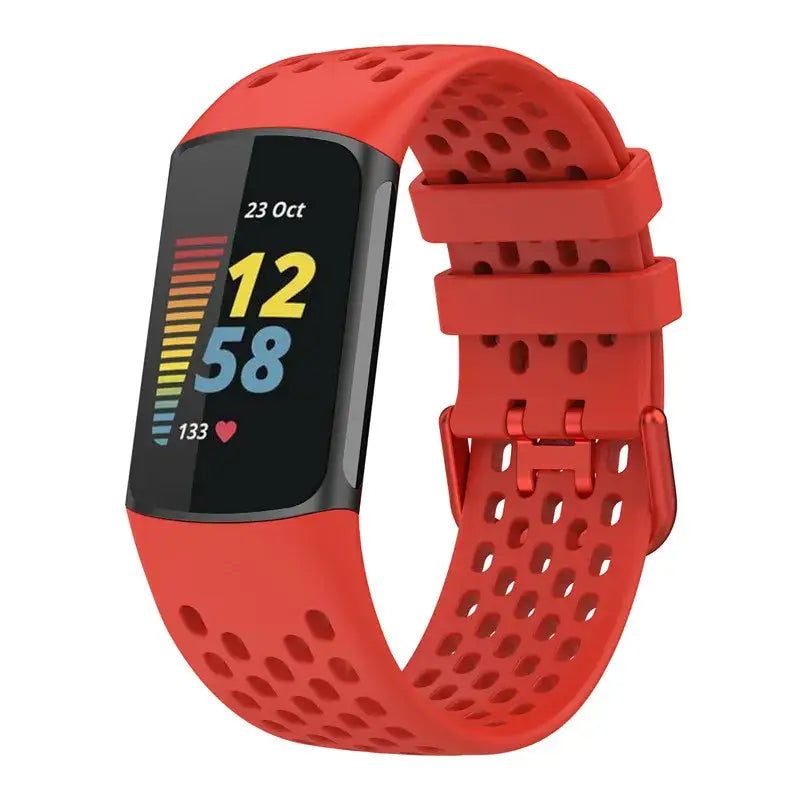 Rubber Sport Strap for the Fitbit Charge 5/6 Series (available in 21 colours)