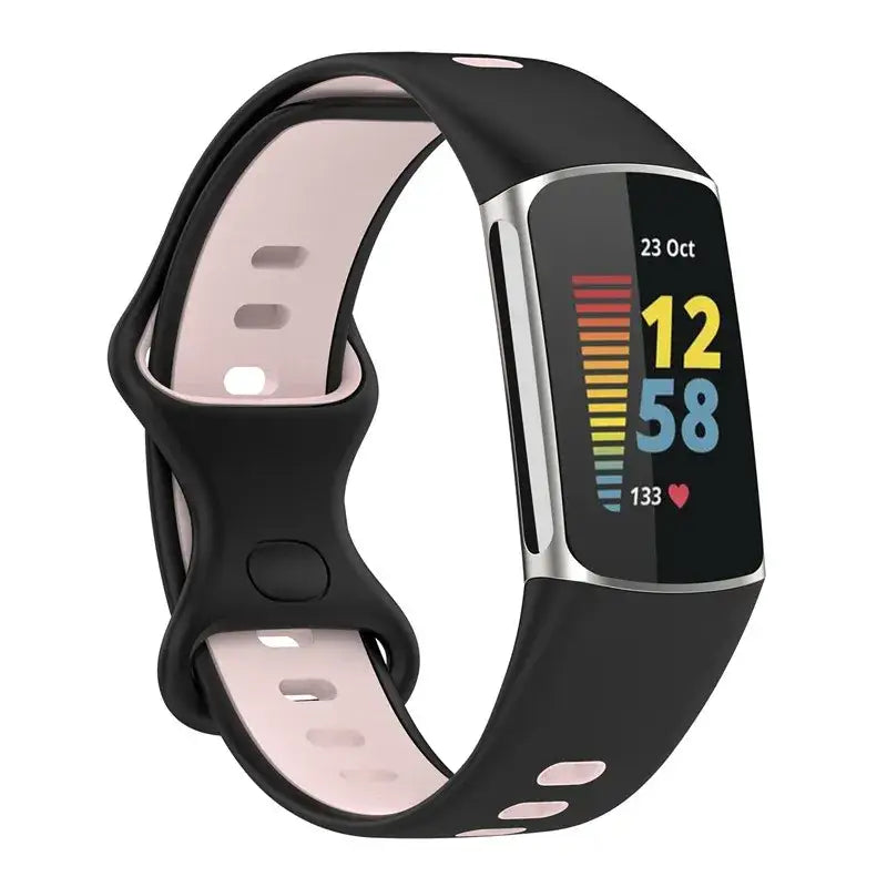 Rubber Sport Strap for the Fitbit Charge 5/6 Series (available in 21 colours)