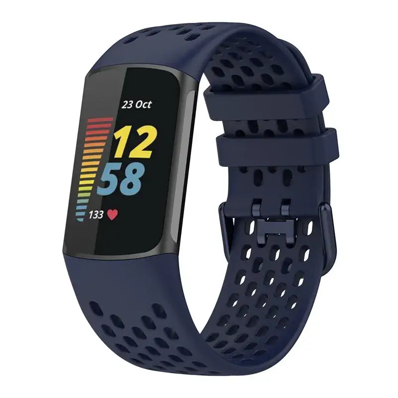 Rubber Sport Strap for the Fitbit Charge 5/6 Series (available in 21 colours)