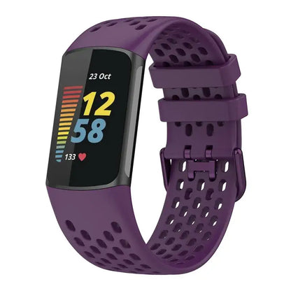 Rubber Sport Strap for the Fitbit Charge 5/6 Series (available in 21 colours)