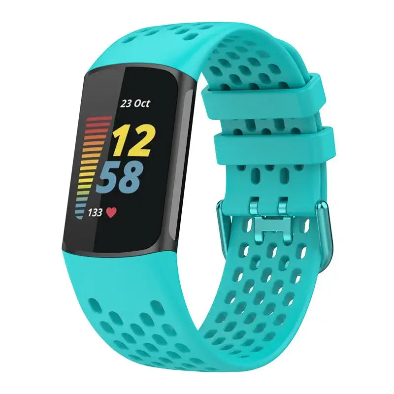 Rubber Sport Strap for the Fitbit Charge 5/6 Series (available in 21 colours)