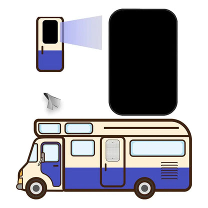 RV Car Sunshade & Privacy Curtains