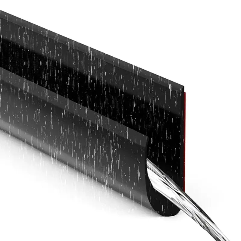 RV / Caravan Roof Rainwater Gutter PVC (available in Black & White)