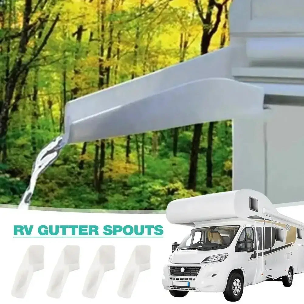 RV Roof Water Channel – Mini Gutter Spouts for RVs and Gazebos