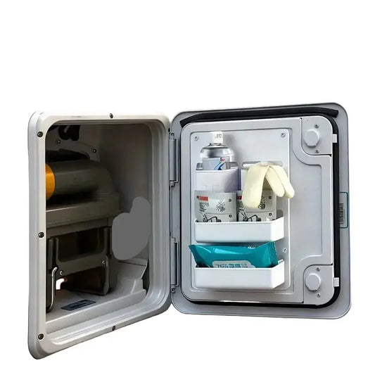 RV Toilet Door Storage Pocket