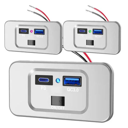 RV USB PD QC3 Fast Charging Outlet (different models available)