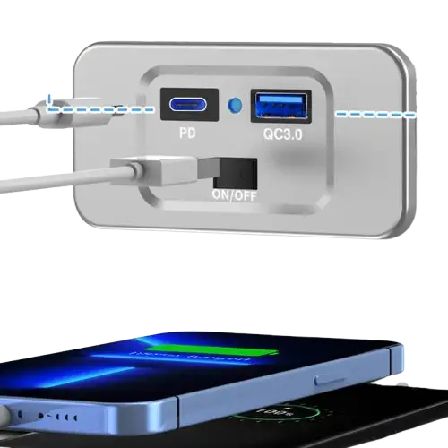 RV USB PD QC3 Fast Charging Outlet (different models available)