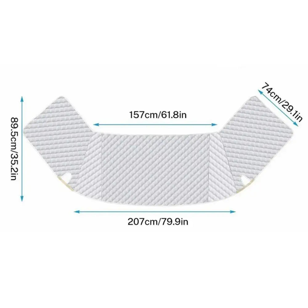 RV Windshield Sunshade Cover – Heat Insulation & UV Protection