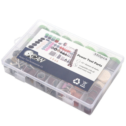 350PCS Rotary Tool Accessories Kit Grinding Polishing Shank Craft Bits