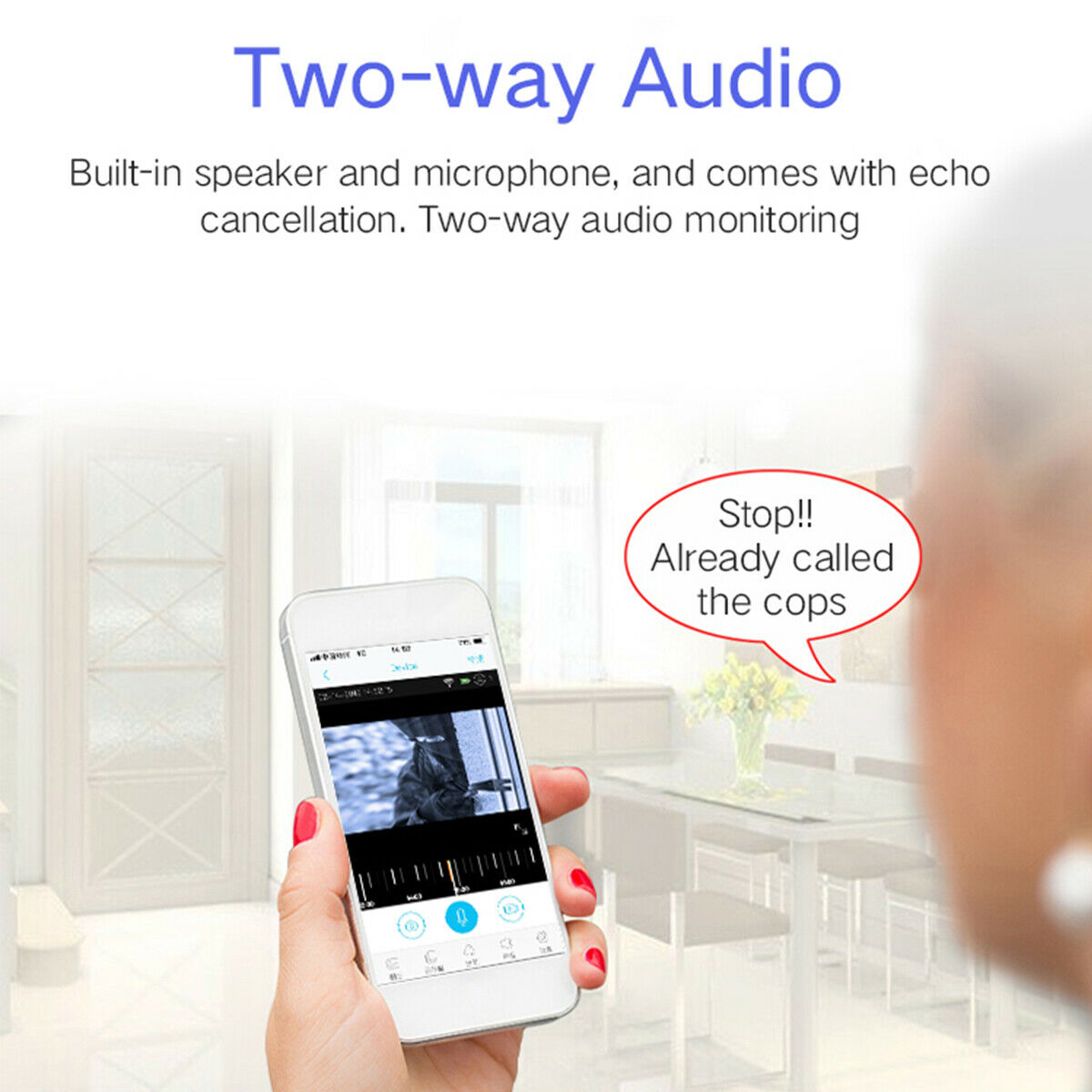 HD 4G 1080P Solar Powered WiFi Wireless CCTV IP Camera IP66 Home Security