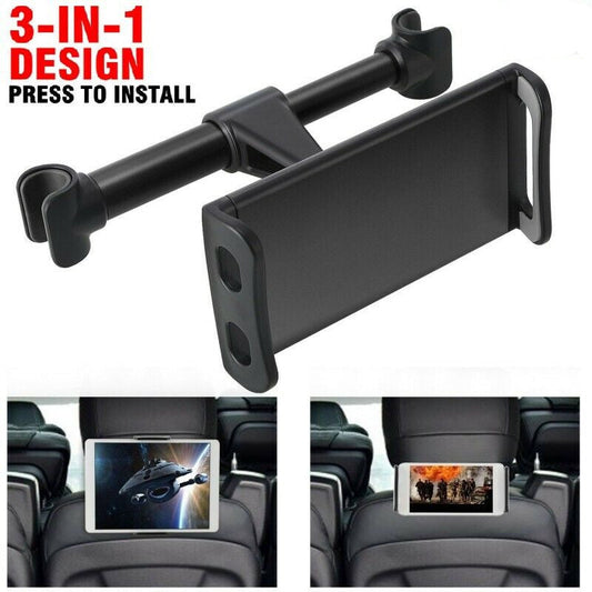 Universal Car Seat Back Headrest Mount Holder for 4.7~10.5" iPad Phone Tablet