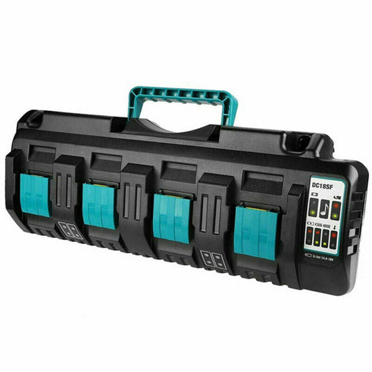 DC18SF 18V Lithium-Ion Rapid Optimum 4-Port Charger for Makita Lithium Battery