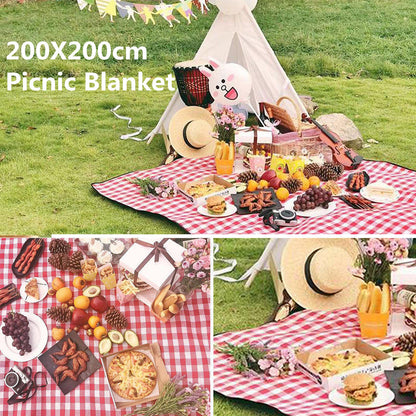 Large Picnic Blanket Rug Mat Outdoor 200X200cm