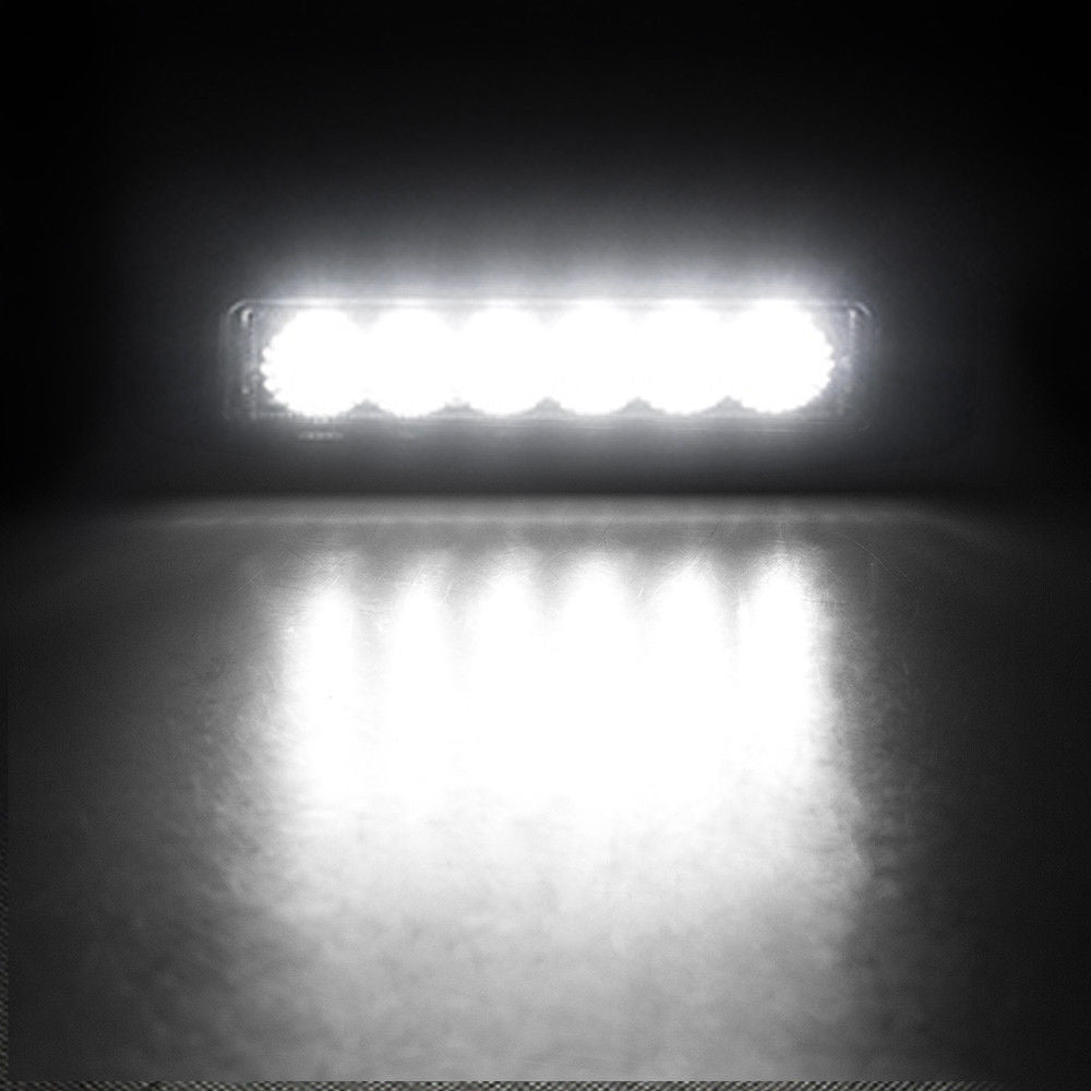 4x 6inch 30W LED Work Driving Light Bar Flood