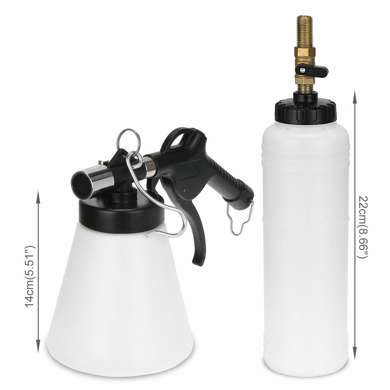 Air Brake Bleeder Kit Clutch Vacuum Bleeding Extractor Fluid Fill Adapters - salelink.co.nz