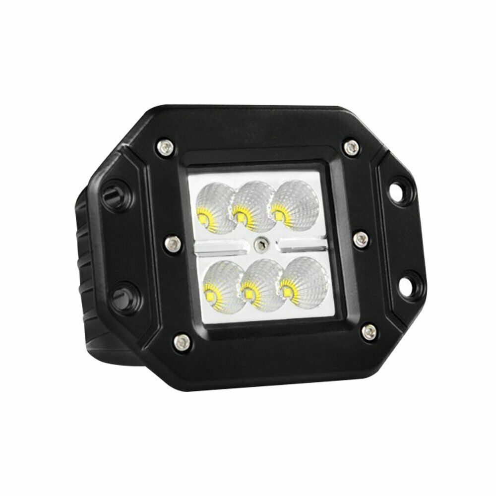 2 x 4inch LED Work Light Bar Flood 12V 24V 5" Lamp - salelink.co.nz