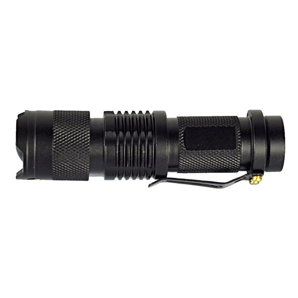 CREE Q5 LED Zoomable Focus Bright Flashlight Torch 220LM Light - salelink.co.nz