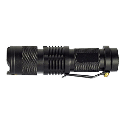 CREE Q5 LED Zoomable Focus Bright Flashlight Torch 220LM Light - salelink.co.nz