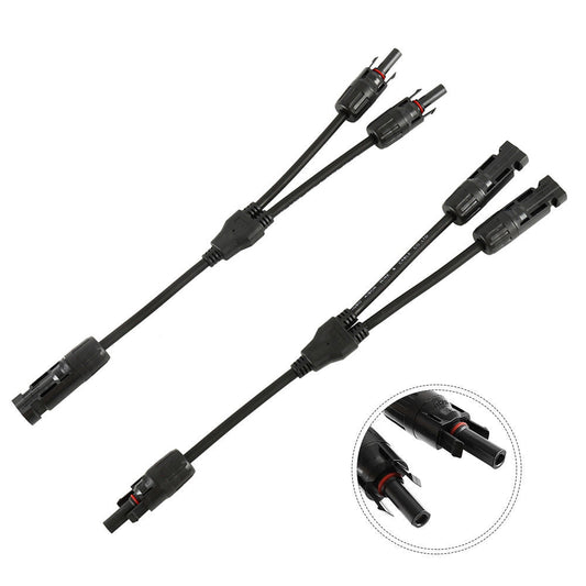 MC4 Y Branch Connectors Cable Solar Panel Cables Connector MC4 Cable Connector