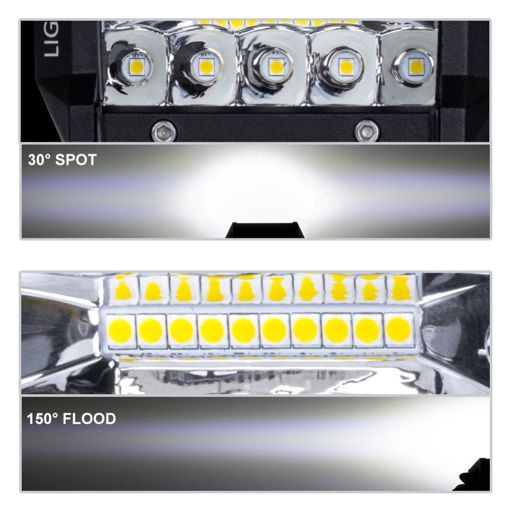 2x 4inch CREE LED Work Light Bar Spot Flood OffRoad Driving Reverse 4x4 Ford - salelink.co.nz