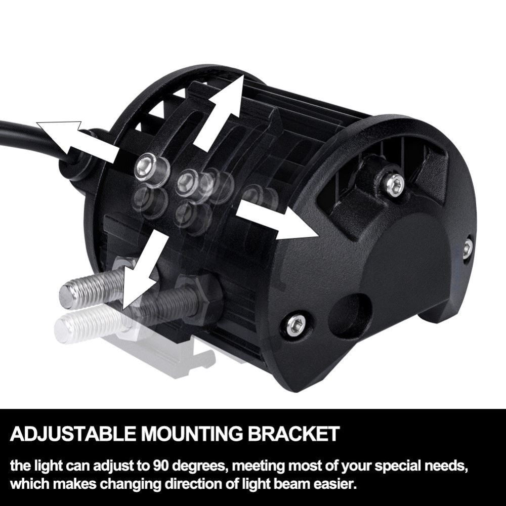 2x 4inch CREE LED Work Light Bar Spot Flood OffRoad Driving Reverse 4x4 Ford - salelink.co.nz