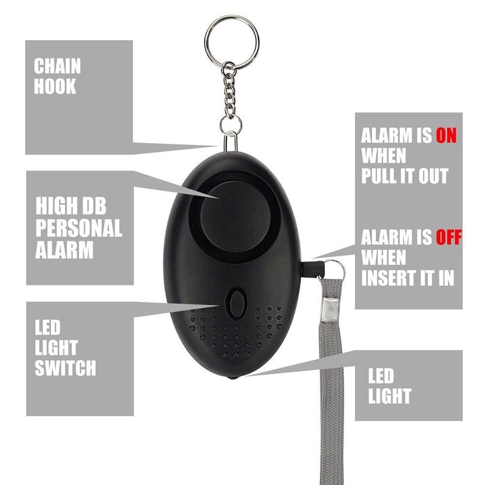 140dB Personal Alarm Keychain - salelink.co.nz