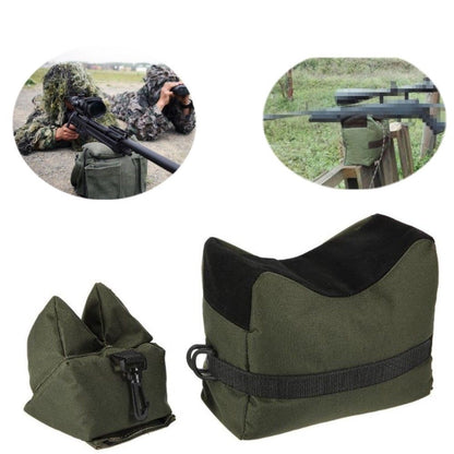 Shooting Range Sand Bag Set Rifle Bench Rest Stand Front Rear Bag Hunting - salelink.co.nz