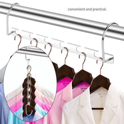 2PCS Space Saver Saving Metal Magic Hanger Clothes Closet Organize Hook - salelink.co.nz
