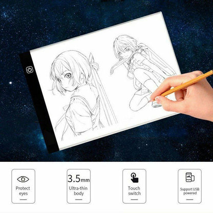 A4 LED Drawing Copy Board Light Box