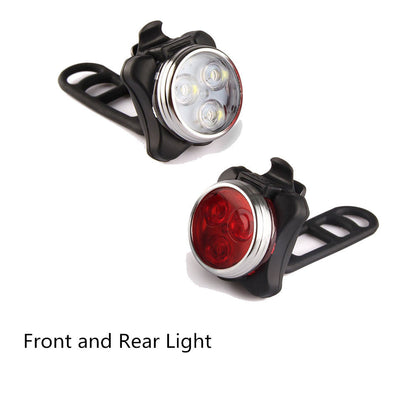 Bicycle Bike Lights Front Rear Tail Light Lamp