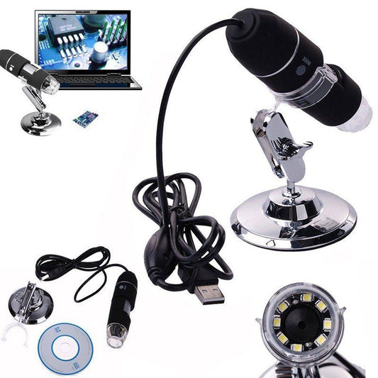 1000x 8-LED USB Digital Microscope Endoscope Magnifier Electronic Video Camera