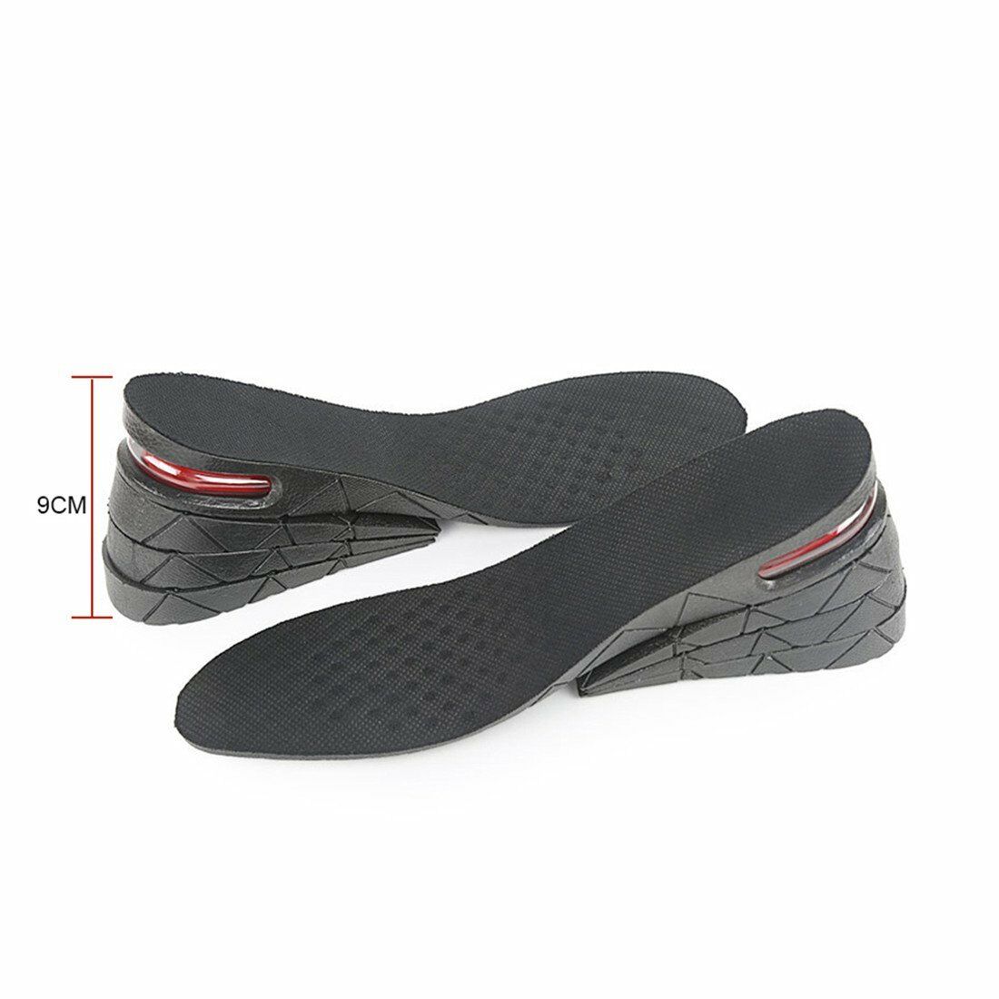 Four Layer 9CM Shoe Lift Height Increase Insoles Foam Pads Heel Insert Taller - salelink.co.nz