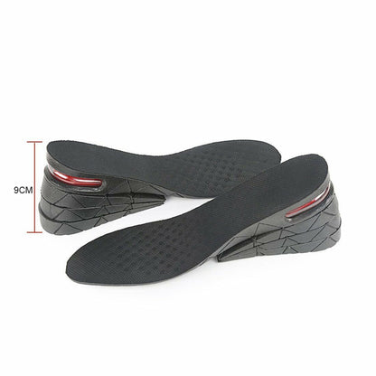 Four Layer 9CM Shoe Lift Height Increase Insoles Foam Pads Heel Insert Taller - salelink.co.nz