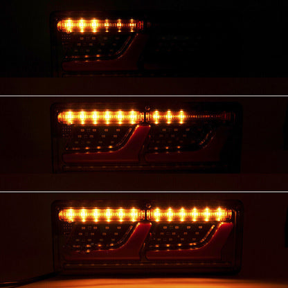 12V 2X 74 LED Tail Lights Trailer Ute Caravan Truck Stop Indicator rear LAMP