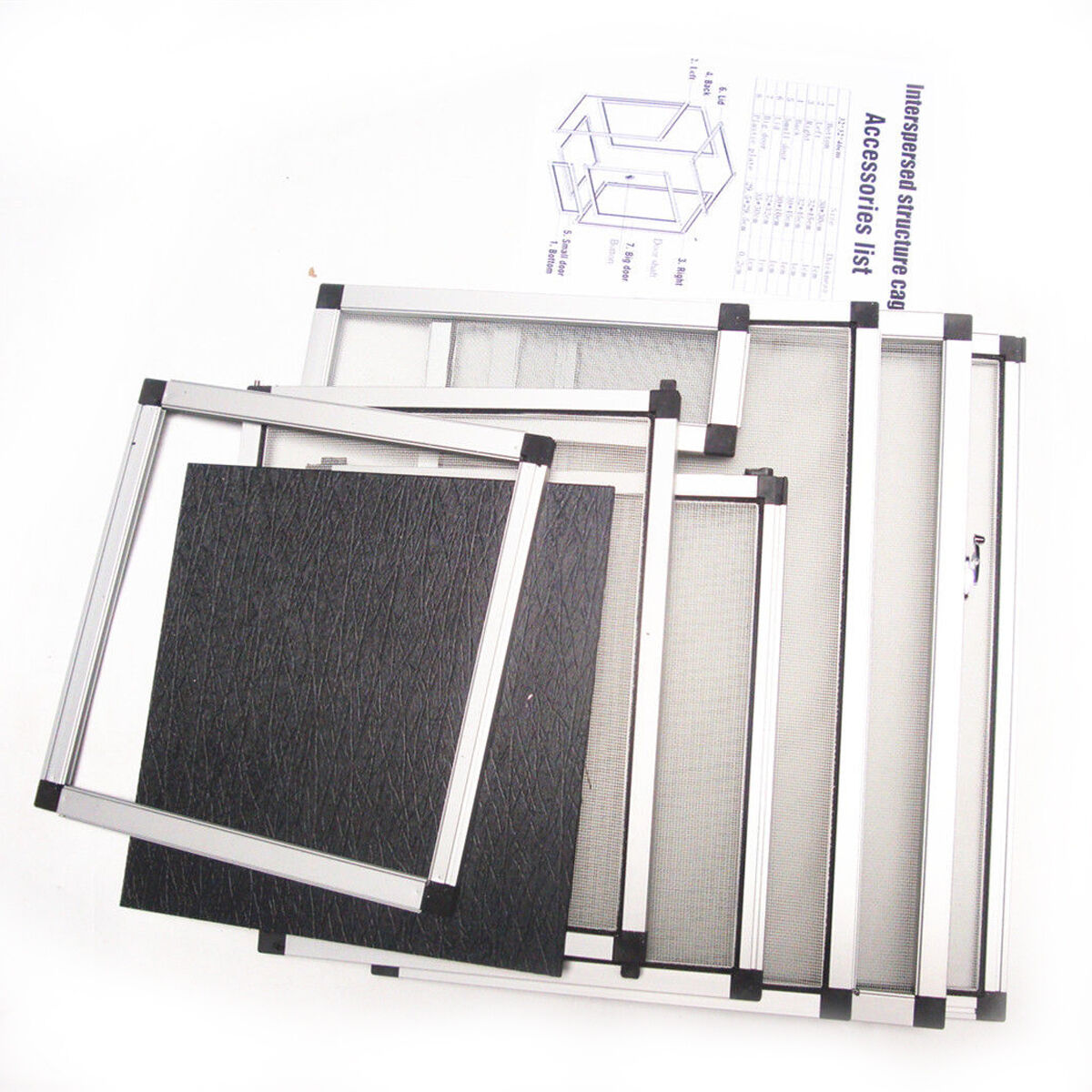 32*32*46cm Aluminum Alloy Reptile Enclosure