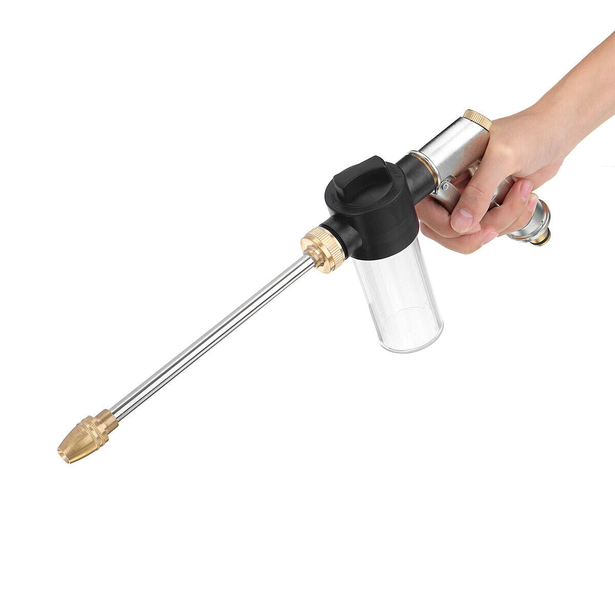 High Pressure Car Wash Foam Gun Washer Cleaner Lance Cannon Sprayer Bottle Kits - salelink.co.nz